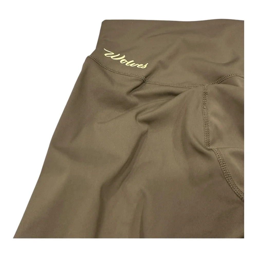 SHE Olive Green Leggings Wolf Logo Small Limited Edition #340 of 500 Athleisure - Picture 11 of 16